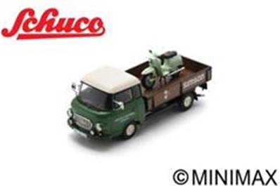 BARKAS B1000 w. Simson Schwalbe "Simson Service" 1/43