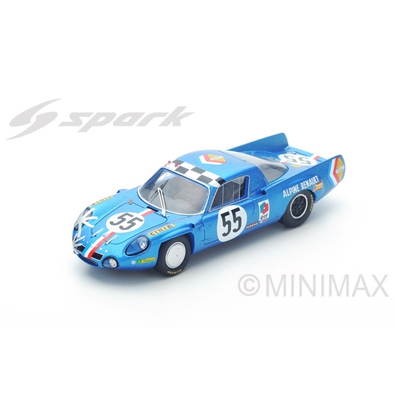 ALPINE A210 n°55 14ème 24H Le Mans 1968- J.-C. Andruet - J.-P. Nicolas