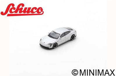 PORSCHE Taycan Turbo S Silver 1/87