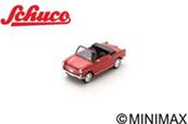 AUTOBIANCHI Cabriolet Eden Roc 1966 Rouge 1/18