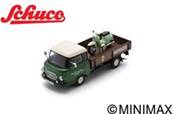 BARKAS B1000 w. Simson Schwalbe "Simson Service" 1/43