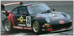 PORSCHE 993 GT2 n°35 TAISAN STARCARD Vainqueur Rd.5 GT1 JGTC 1995 A. Reid - M. Kondo