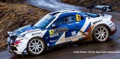 ALPINE A110 Rally RGT N°67 CHL Sport Auto Vainqueur RGT Rallye Monte Carlo 2025 R. Astier - D. Giraudet