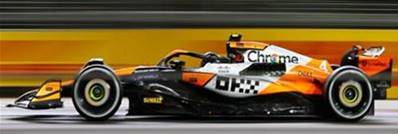 MCLAREN MCL38 N°4 Mclaren Formula 1 Team 1ER GP Singapour 2024 Lando Norris