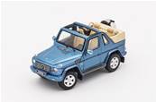 MERCEDES-BENZ G500 Cabriolet - Blue LHD (avec accessoires) 1/64