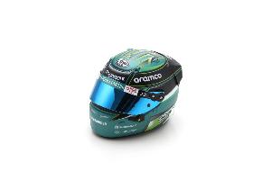 5HF133:CASQUE Jessica Hawkins - Aston Martin Aramco Cognizant F1 Team -  Debut F1 Test 2023