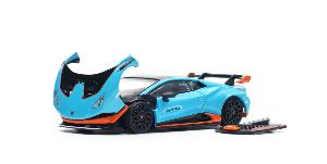 LAMBORGHINI Huracan STO Blu Laufey/Arancio Xanto 1/64