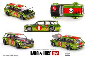 DATSUN Kaido 510 Wagon OG Flo Yellow 1969 1/64