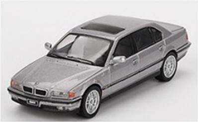 BMW E38 750 IL Aspen Silver Metallic 2000 LHD 1/64