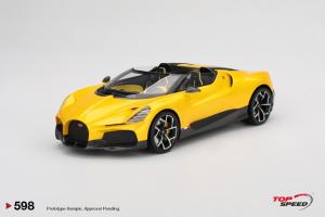 BUGATTI W16 Mistral Yellow 2024 1/18