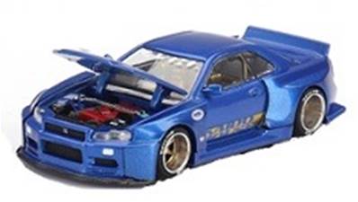 NISSAN Skyline GT-R (R34) Kaido Works (V2 Aero) Shinjuku V2 1999 1/64