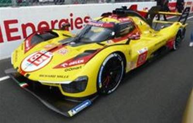 FERRARI 499P N°83 AF Corse 24H Le Mans 2024 R. Kubica - R. Shwartzman - Y. Ye