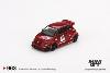 FIAT Abarth 595 LB-Works x Abas Works Red 2024 1/64